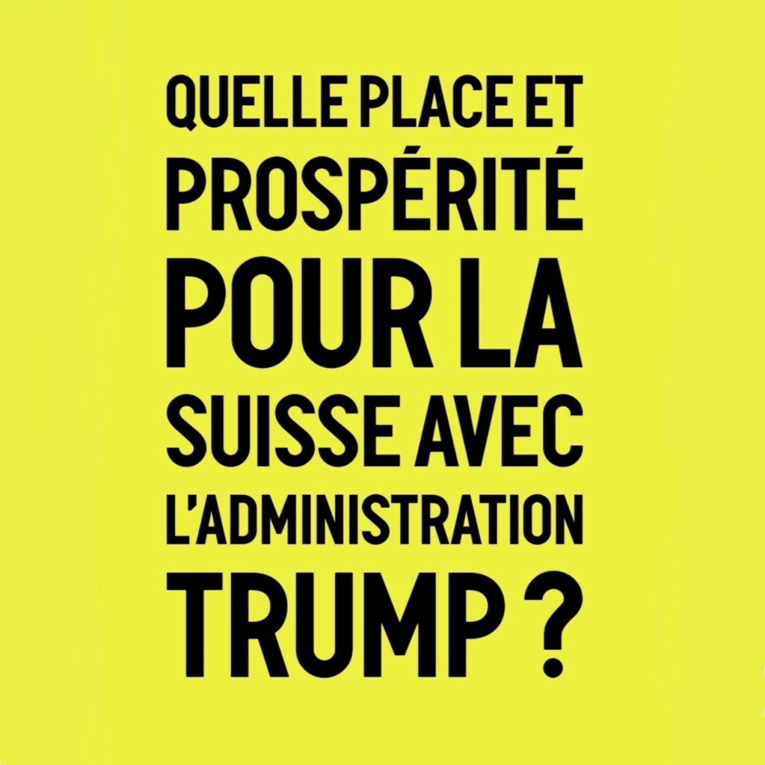 L'administration Trump