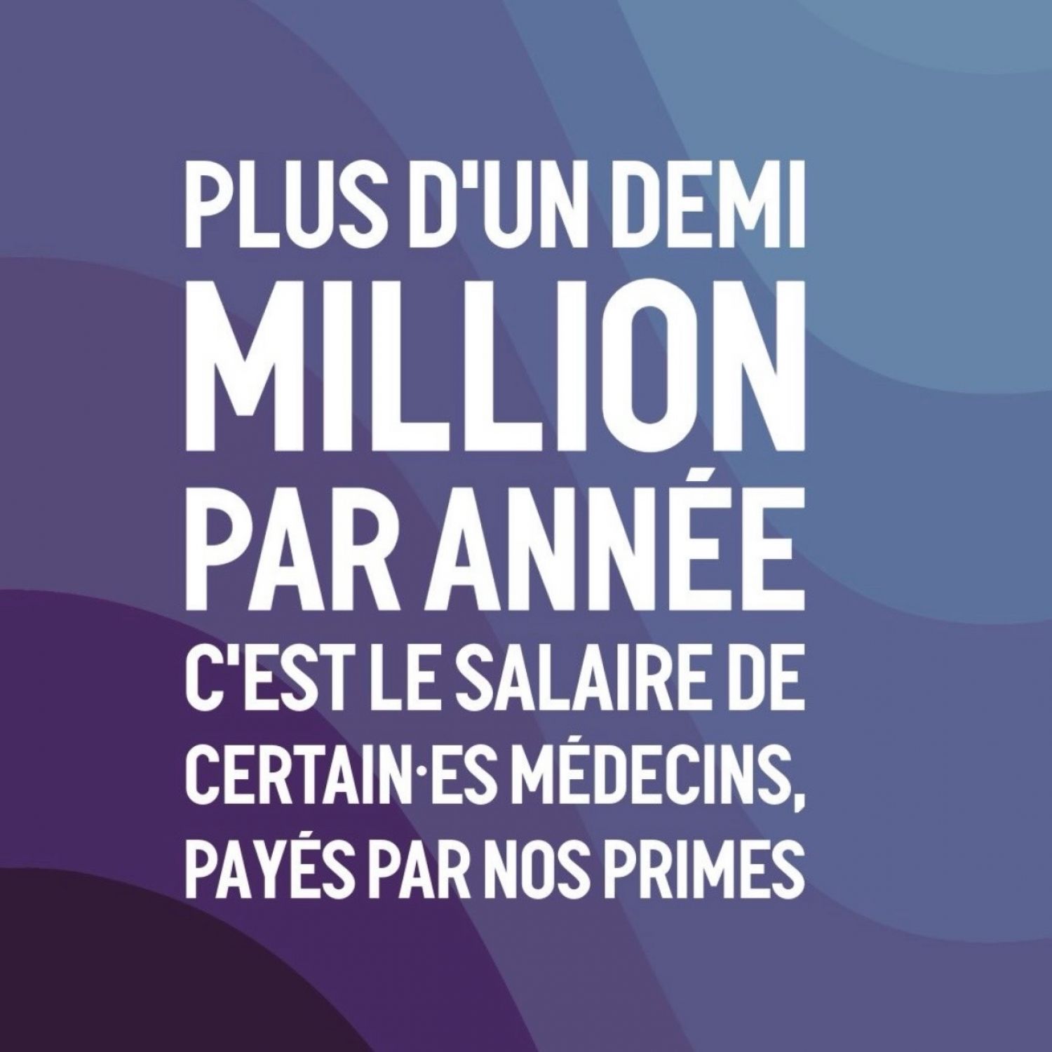 Salaires indécent des médecins !